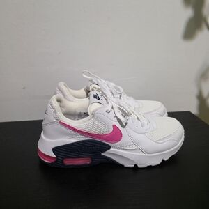 Nike White and Pink Sneakers